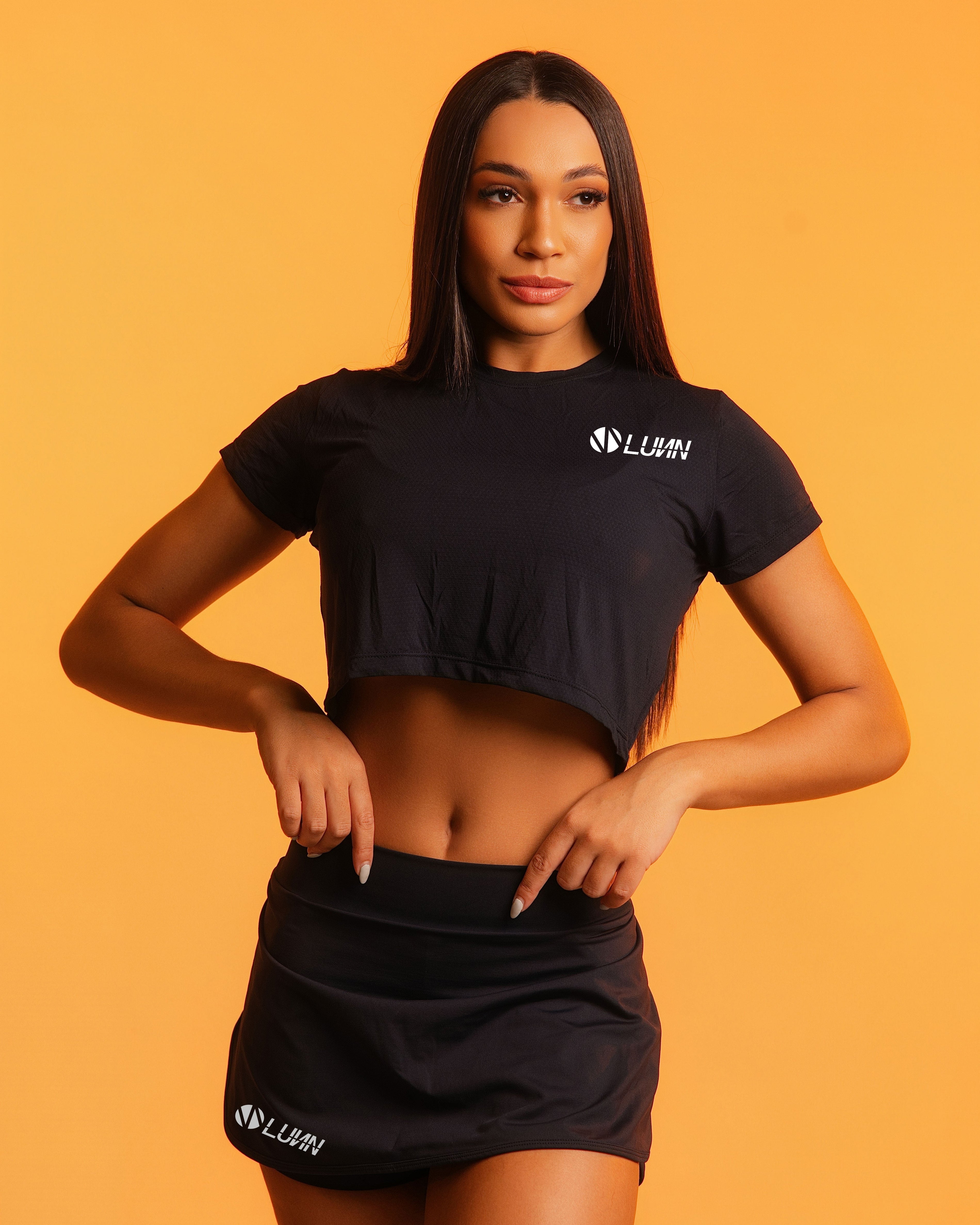 Saia Skort Luna Preta