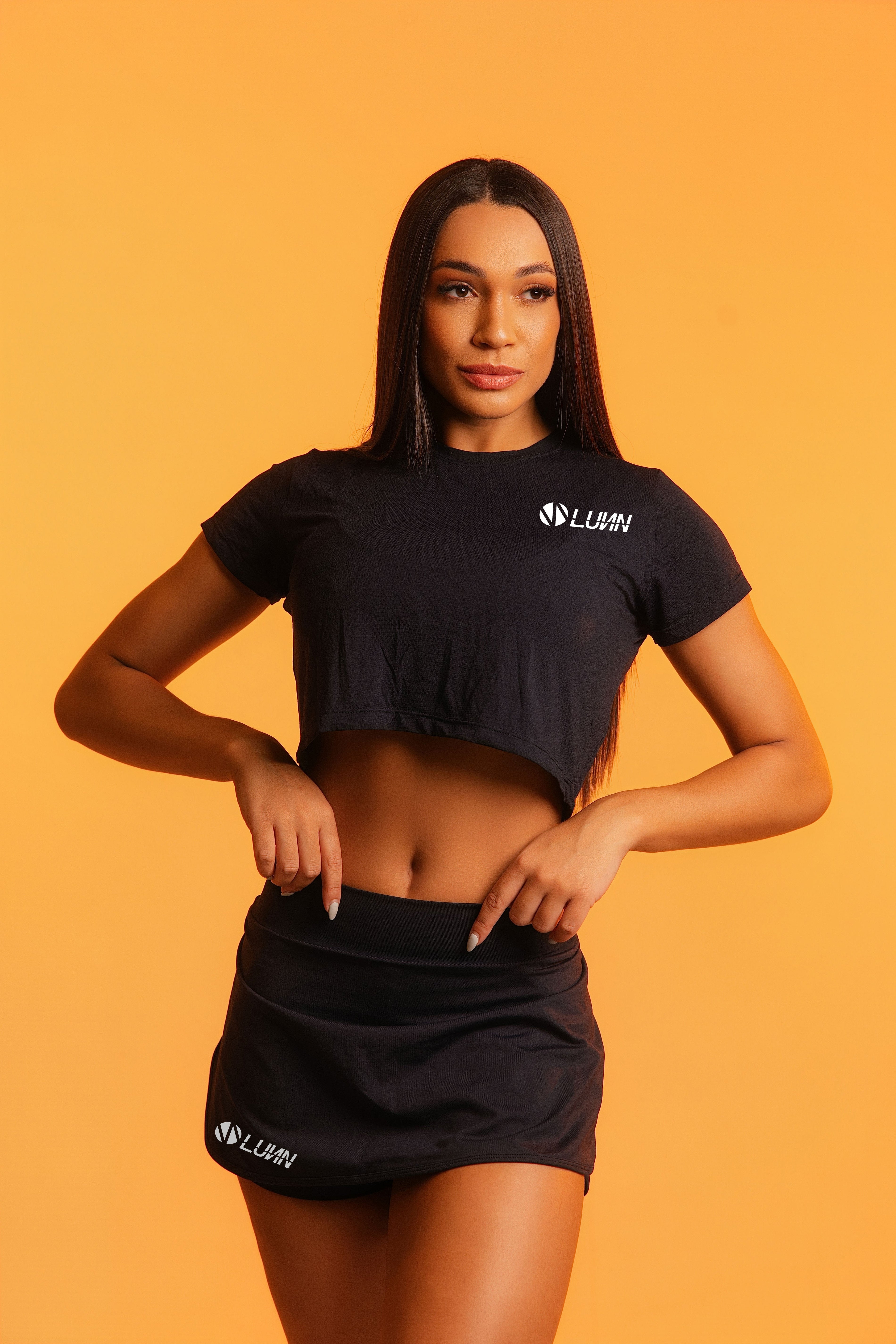 Saia Skort Luna Preta